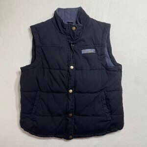 Patron Xo Cafe Promo Puffer Snap Full zip Vest Womens M Black Discontinued Ed.